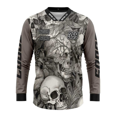 Skullz Grey MX Shirt