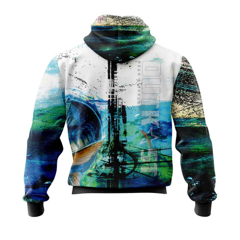 Baracuda Green Fishing Hoodie