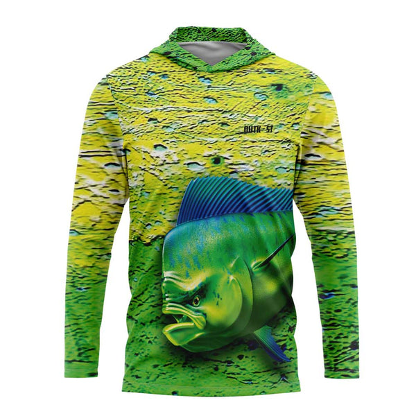 Dorado Green Hooded Fishing Shirt – Outkast Gear & Apparel