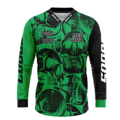 Skullz Green MX Shirt