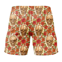 Floral Skull Comfy Fit BoardShorts