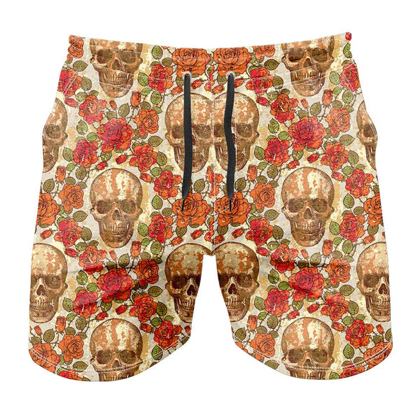 Floral Skull Comfy Fit BoardShorts