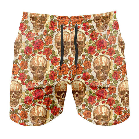 Floral Skull Comfy Fit BoardShorts